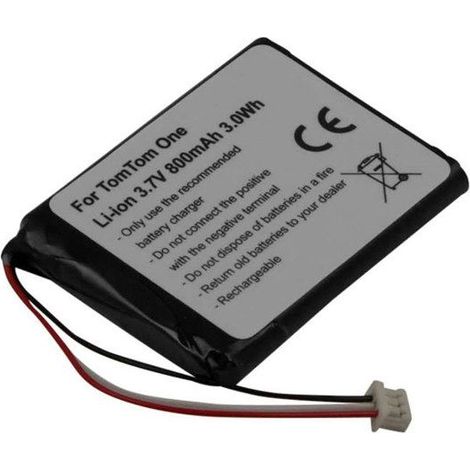Batterie Li-ion GPS compatible TomTom One 3.7V 800mAh (1/3)