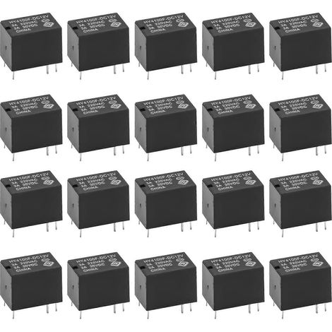 20 mini relais électroniques 12 V CC (1/5)