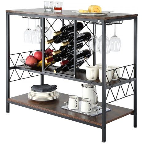 Buffet de Bar 100x40x85 - 5 cm - Meuble de Bar Industrielle (1/5)