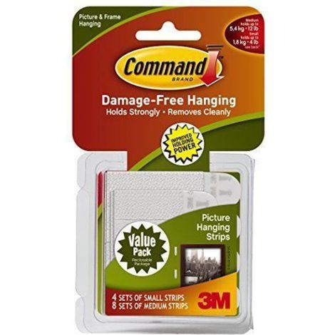 Command -nbspbande Tableau, blanc, S/M, Set de 12-nbsppièces - UU008297226