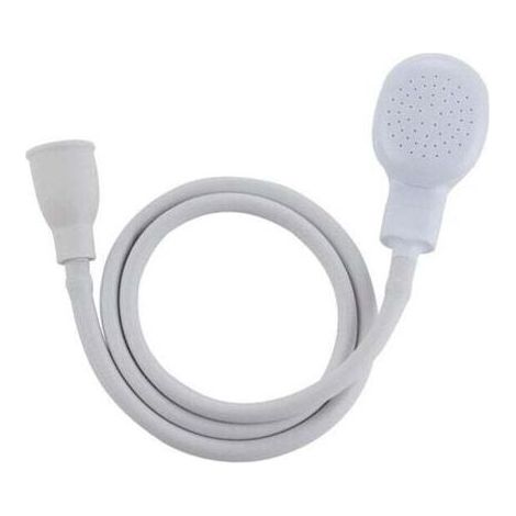 Douchette Robinet pour Mélangeur Plastique, Douchette Tuyau Lavabo Universelle Adaptable sur Robinet, Douchette Coiffure à domicile, Bain Bébé, Animal, WC (1M/39.37inch) (1/4)