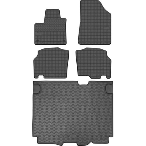 Mercedes Citan W420 VAN à partir de 2021 SET - tapis de voiture en caoutchouc + tapis de coffre (1/5)
