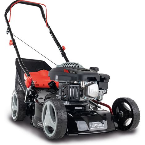 Scheppach Tondeuse à gazon thermique MP132-42 - Largeur de coupe 42 cm - 2,4 kW / 3,3 CV - Fonction de nettoyage - Panier 45 l - Hauteur réglable sur 7 niveaux - Jardins 800 m² (1/5)