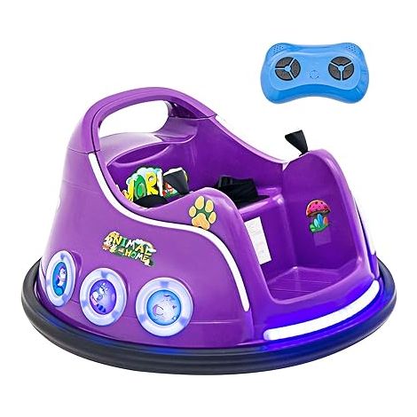 12V Electric Ride On Bumper Car Kids 360° Swivel 12V Ride On Toy (1/5)