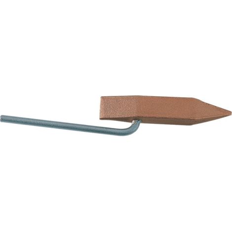 GCE Kupferstück Hammerform m. Eisenstift gekröpft für Propan-Handgriff 500 g (1/3)