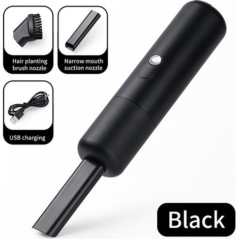 Mini Aspirateur, Aspirateur à Main sans Fil, Rechargeable USB Puissant 2 en 1 Succion Souffler, Portatif Léger Aspirateur à Voiture, Ordinateur, Clavi (1/5)