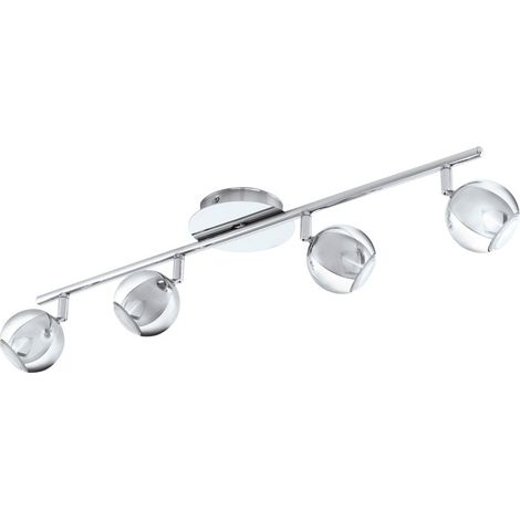 EGLO SANCHO 1 Faretto d'illuminazione da superficie Argento GU10 LED 3 W A+ [Classe di efficienza energetica A+] (1/2)