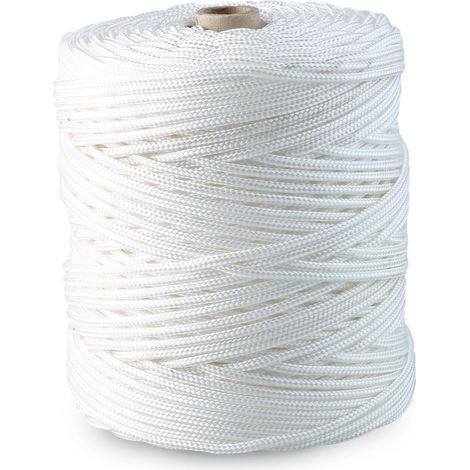 Cordón polipropileno blanco 4,5mm 200m (1/2)