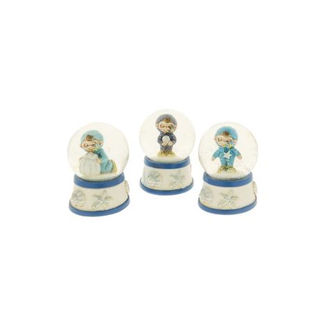 Etm Palla Neve Sub Bambino Subacqueo Resina 6 cm