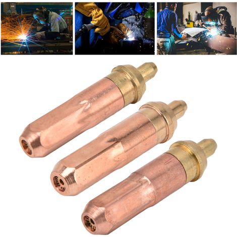 Deux ensembles vendus ensemble : buse de coupe annulaire en forme de fleur de prunier, buse de coupe annulaire au propane, chalumeau de coupe, embout de coupe G03-300 n° 1+2+3 (1/5)