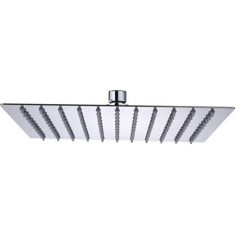 SOFFIONE DOCCIA INOX QUADRO 25X25 CM GROENLANDIA