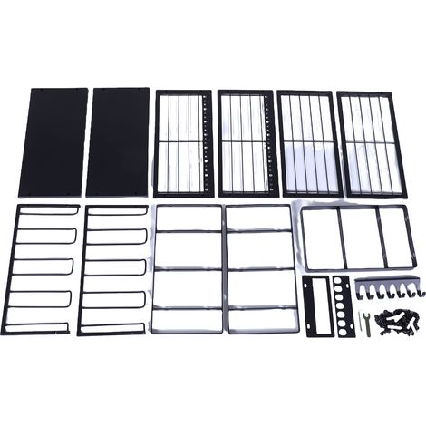 Organisateur Outils Électriques Mural 4 Niveaux Métal Robuste – Support Perceuse Sans Fil Étagère Rangement Garage Atelier (1/5)