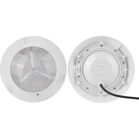 VBESTLIFE Lumières de piscine à LED, lumière de piscine sous-marine de couleur blanche, 60LED AC2V 8W IP68 Watertght, .8m/6ft Cordon monté en surface murale (1/5)