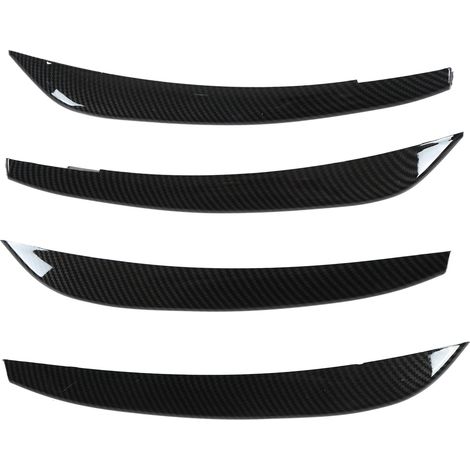 4 pièces garniture calandre avant texture fibre carbone ABS pour Mercedes CLA 2020+ (1/5)