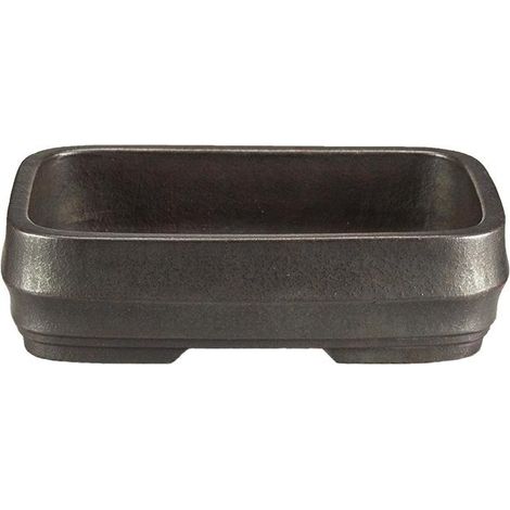 Vaso per bonsai rettangolare in gres 13x9x3 cm - B069