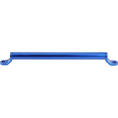 Barre stabilisatrice en alliage d'aluminium usiné CNC, extension et renfort de guidon, adaptée aux motos (bleue). (1/5)