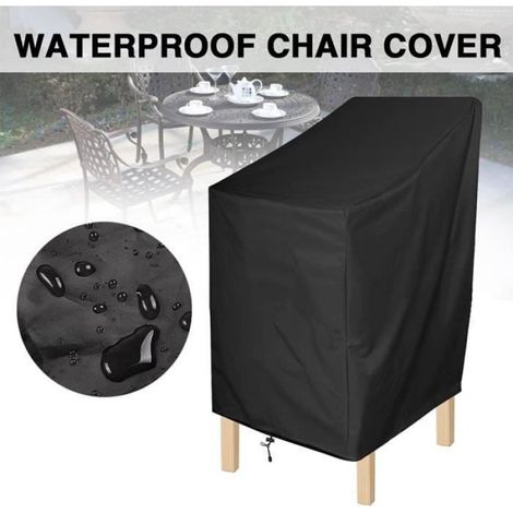Housse de Chaise de Jardin 1 Pièces, Housse Protection Meuble Jardin en Tissu Oxford Imperméable Housse Fauteuil Jardin Housse (1/4)