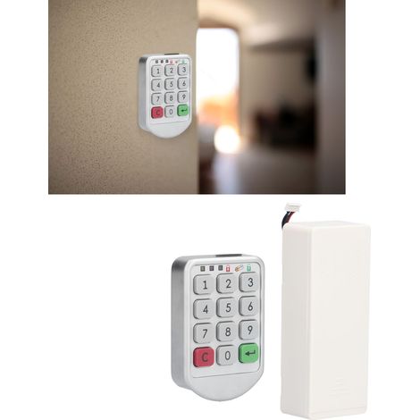 Multifunktionales elektronisches Schloss mit intelligentem Code für Saunaschränke, Aktenschränke und Büros (1/5)