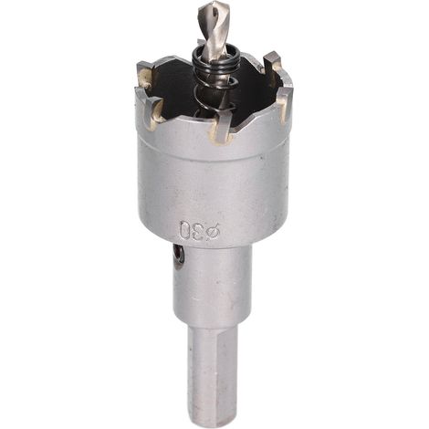 Outil de coupe TCT carbure pour métal et bois, perçage et sciage, diamètre 30mm
