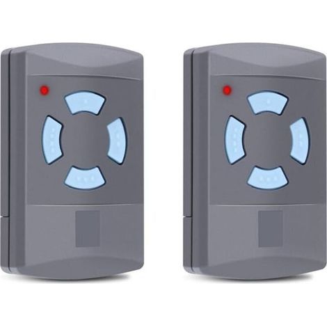 Set of 2 Hörmann HSM4-868 4-channel 868.3 MHz handheld garage door transmitters - Manual remote control for Hörmann SupraMatic, ProMatic, RotaMatic, and LineaMatic garage door openers - Contains 2 (1/5)