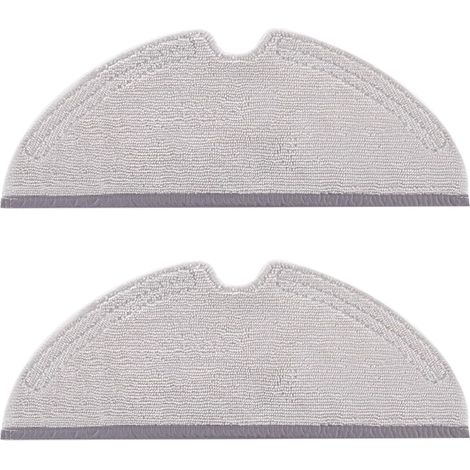 Dos paños de microfibra para mopa Roborock Q5 Q5 Pro Q5 Pro+ Q7 Q7Max Q8Max Q8Max+ Serie E S5 S5 Max S6 S6 Pure S6 MaxV Alfombrillas de repuesto (1/5)