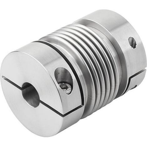 KIPP Metallbalgkupplung Gr.150 19 x 19 mm Edelstahl L 91 (1/3)