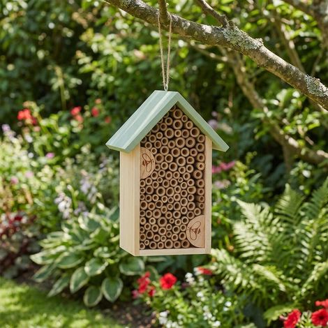 Wildlife Garden Mason Bee Hotel House (1/2)