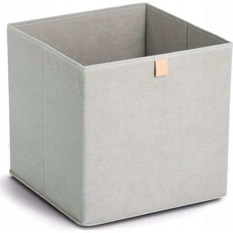 Zeller Scatola di immagazzinaggio STORAGE grigia pieghevole 32,5L (1/3)