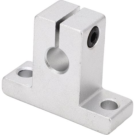 Support de guidage linéaire 10 pièces, rail de guidage avec support d'extrémité en alliage d'aluminium, axe de translation pour imprimante 3D, kit de fixation (1/5)