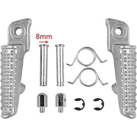 Pedane poggiapiedi anteriori per motociclisti Honda CBR600RR 2003-2023, CBR1000RR 2004-2023, CB1000R 2008-2023 (1/4)