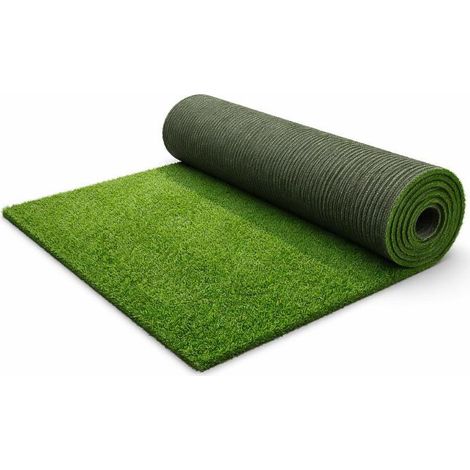 KORMAX cesped artificial 20 mm 2x5 m , Césped artificial Kormax en color verde, ideal para crear zonas verdes decorativas en jardines, terrazas, balcones o patios. Su acabado natur (1/2)