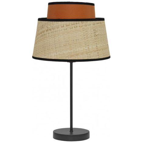 Tischlampe Jia 1xe14 Natur/Kürbis 40x20x20 cm