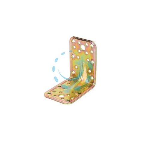 PIASTRA DI GIUNZIONE PESANTE AD ANGOLO ART.773 - mm.90x90x65x2,2 spess.