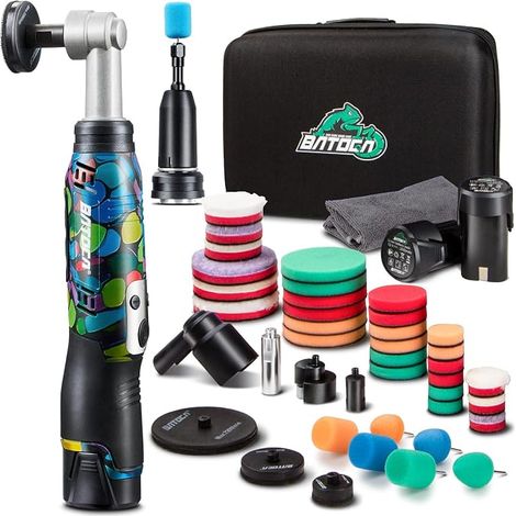 S6 Mini Cordless Polisher,12V RO&DA Polishing Machine for Details (1/5)