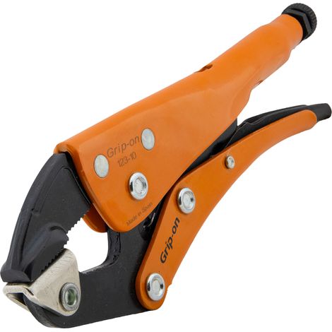 Pince GRIP-ON avec mâchoires parallèles de 235 mm, construction robuste et adaptable aux profils. (1/2)