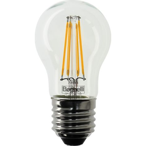 Lampada Filo Led Sfera Zafiro E27 - 6W - 4000°K naturale - 810 lm - 45x76h - 2 bl (1/3)