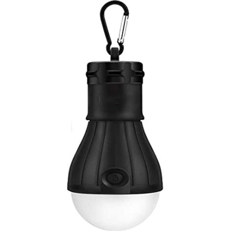 Tragbare LED-Campinglampe mit Haken, 1 Stück (weiß)