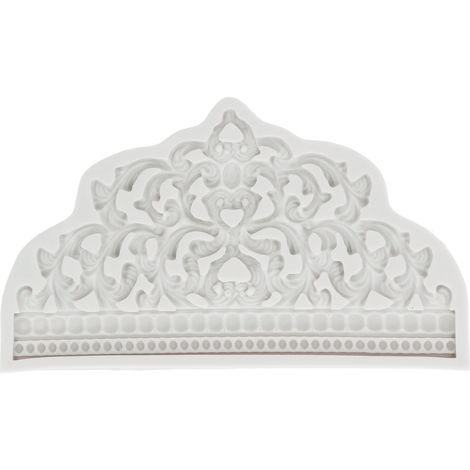 Moule en Silicone Réutilisable Grande Couronne, Résistant à Haute Température, Sans Odeur, Pour Pâtisserie et Chocolat (1/5)