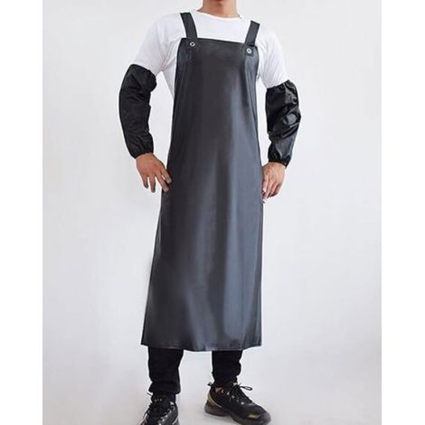 Tablier De Cuisine - Tablier Impermeable En Pvc 110x80 Cm - Pour Cuisine Abattoir Jardinage - 1 Unite (1/5)