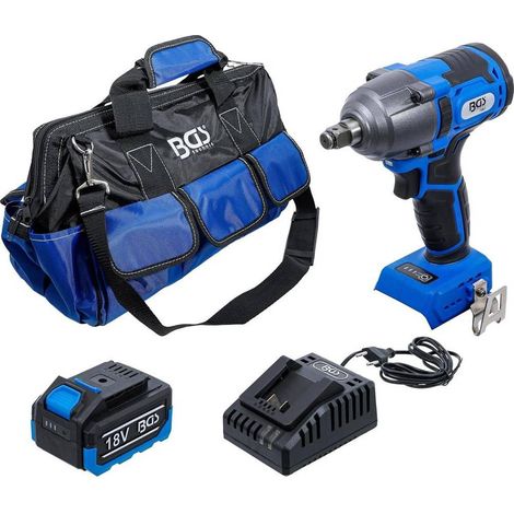 Jeu de Clé à Choc Sans Balais 18V 400 Nm - Avec Batterie et Chargeur Rapide - Puissance et Mobilité - D-Work (1/5)