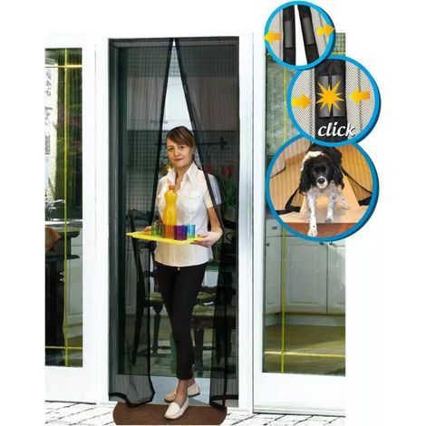 ZANZARIERA BUZZ AWAY PER PORTE 120X220 CM PERAGASHOP ACCESSORI INSETTI CASA GIARDINO (1/3)