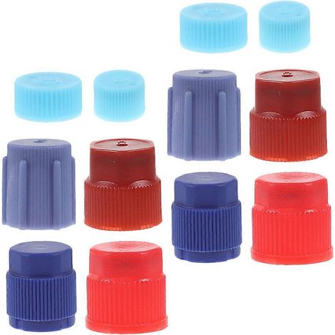 Lot de 12 bouchons étanches pour port de charge de climatisation automobile, destinés à l'entretien du système de climatisation. (1/5)