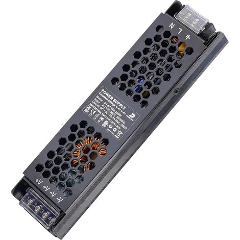Transformateur LED 12V 200W 16.7A Alimentation Transfo Basse Tension Conducteur à Tension Constante, 220V AC à DC Convertisseur pour Bande Lumineuse LED MR16 G4 (1/5)