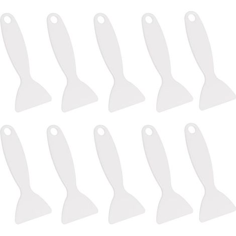 10er-Pack Eiskratzer für Kühlschrank, Gefrierschrank und Küche – Abtau- und Enteisungsschaufel aus Kunststoff – Haushaltsreinigungswerkzeug
