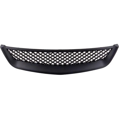 Glänzend schwarzer Frontgrill für die Motorhaube für JDM R 2001-2003
