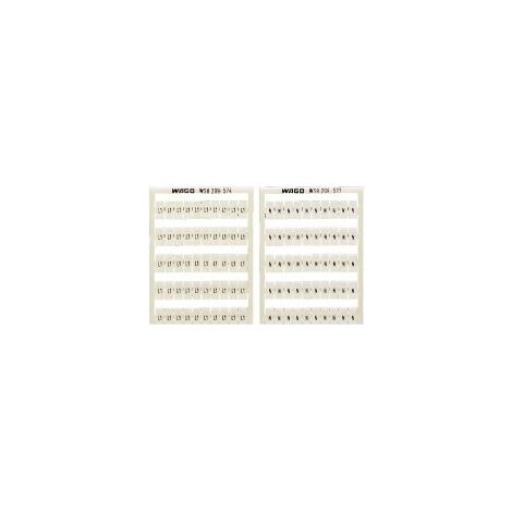 WAGO GmbH& Co. KG WSB-Bezeichnungssystem W: PE (100x) 209-578 5 Stk (1/2)