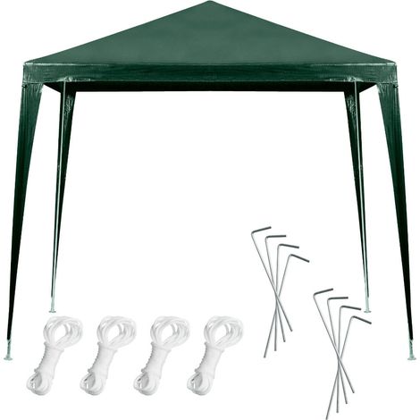 Tent garden party pavilion commercial gazebo green 25 x 25 m