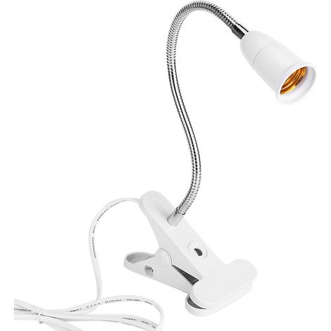 Accessoires de fixation pour lampe de croissance pour plantes d'intérieur de serre, avec support et douille, et prise à pince 110-240 V (1/5)
