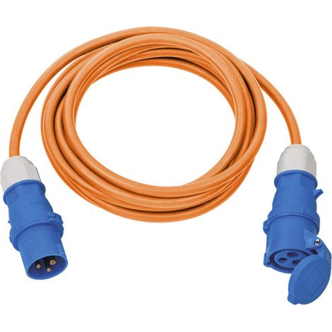 Brennenstuhl Cable de Extensión para Camping Naranja 5m IP44