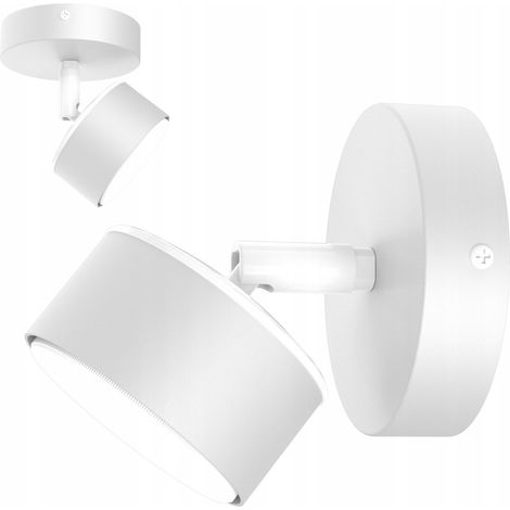 Wand- und Deckenstrahler, weiß, GX53, polnische LED-Lampe (1/4)